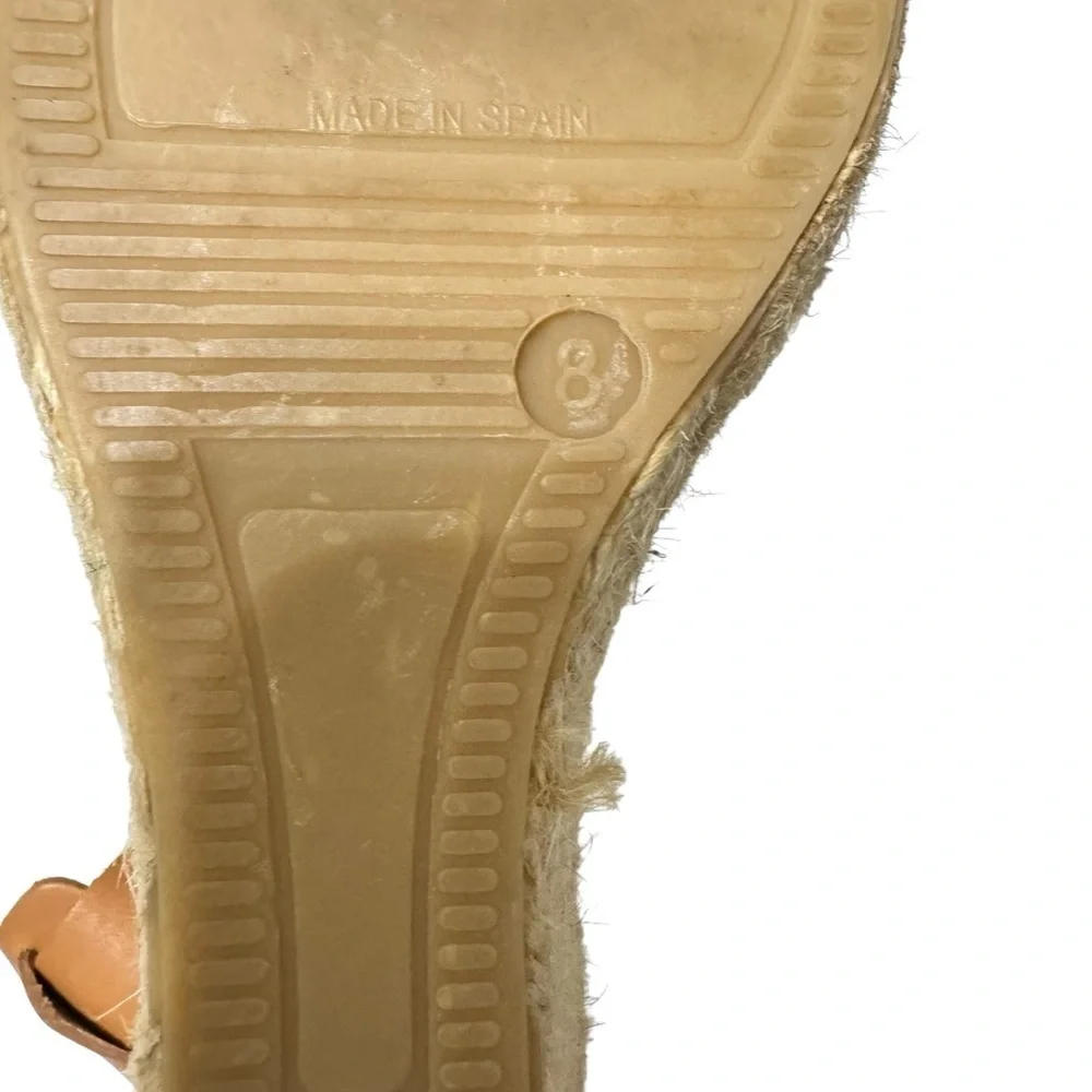 PICON Espadrilles Tan Sandal.‎ Handmade in Spain Sz 8